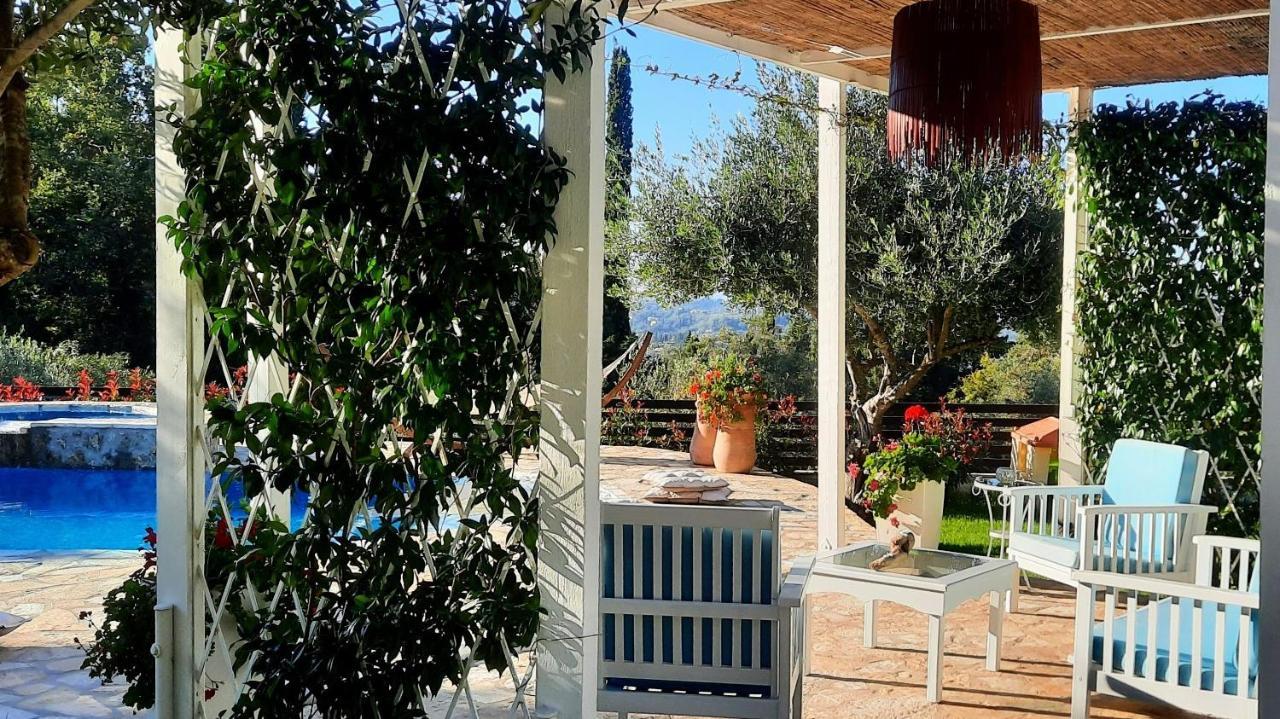 Villa Claire Corfu Achílleion Exteriör bild